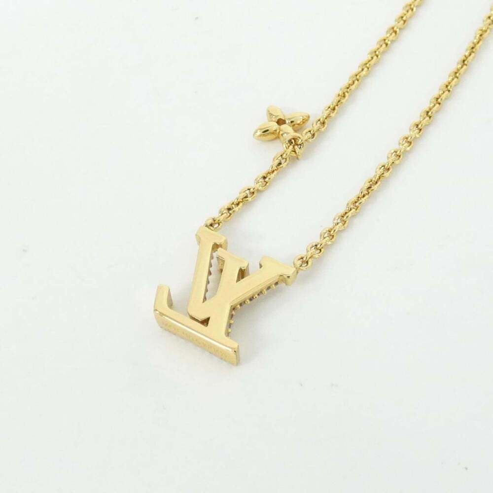 LOUIS VUITTON Gold Necklace - Picture 4 of 6